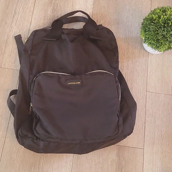 Love & Lore l Black Backpack l Nylon - Picture 3 of 7